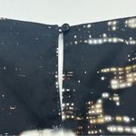 Lafayette 148 New York Women Small Black City Lights 100% Silk Sleeveless Blouse Photo 4