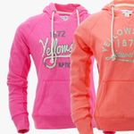 Women's Noble Wear Pink Yellowstone Nat'l Park Hooded Sweatshirt size small EUC Photo 1