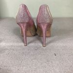 Badgley Mischka  Women Shoes SZ. 9 Metallic Peep Toe  Stiletto Wedding, night out Photo 6