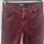 Paige Hoxton Ankle Slim Corduroy Pants Size 27 Dark Currant Wine Photo 4