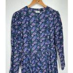 Laura Ashley Vintage Floral Corduroy Midi Dress Size 10 Fits Small Photo 1