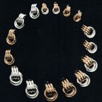 Heaven Mayhem Double Knot Earrings in Mixed Metal One Size Womens Jewelry Silver Photo 10