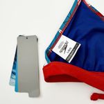 Speedo [] Blue Endurance Lite Tie Back Triangle Bikini Top Swimsuit NWT Sz Large Photo 8