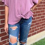 Mauve Waffleknit Top M Pink Size M Photo 0