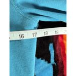 Aeropostale Teal/White Hoodie Sweatshirt Size L Long Sleeve Logo Graphic Pockets Photo 5