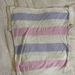 Oversized Large Pastel Purple Stripe Knitted Sweater Photo 1