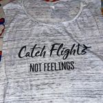 Bella Canvas Catch flights not feelings tank Photo 1