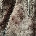 Dennis Basso Dennis by Brown Faux Fur Moto Jacket, Sz S Photo 11