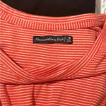 Abercrombie and Fitch red striped dress Size M Photo 3