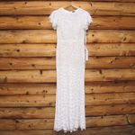 Mac Duggal  10748 White Floral Beaded Gown Dress Photo 5