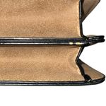 Unbranded Faux Suede Shoulder Bag Rhinestone Pearl Detail Chain Strap Brown Boho Photo 5