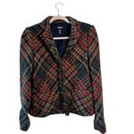 DKNY  Multicolor Wool Blend Women’s Tweed‎ Blazer Business Casual size 6 Photo 1