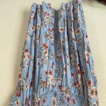 Torrid Women Plus Size Light Blue Floral Challis Summer Dress Size 4X Photo 10
