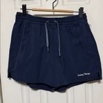 Outdoor Voices  Doing Things Navy Blue Athletic Shorts Photo 0