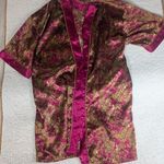 Vintage Katelyn Robe Elegant Pink and Gold Paisley One Size Size undefined Photo 0