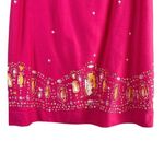 Lilly Pulitzer  Fools Jewels Daiquiri Pink Rhinestone Sheath Dress 3/4 Sleeves, 6 Photo 4