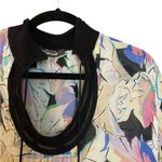 Roberto Cavalli  Women's Floral Keyhole Printed Blouse Photo 5