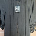 Mlle Gabrielle  Black Midi Dress Photo 4