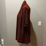 Dress Barn  orange open knit cardigan Photo 5