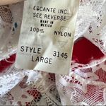 Vintage Delicates Negligee‎ Red Size L Photo 5