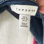 Topshop Zip Denim Dress Photo 1