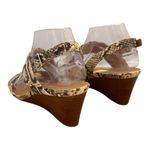 Franco Sarto Danila2 Wedge Sandals Reptile Snakeskin 9.5 Photo 1