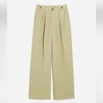 Madewell  The Petite Harlow Wide Leg Pant 12P Forgotten Landscape Khaki Beige Photo 14