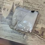 Vinyl Cat Meow Coin Purse White Photo 2