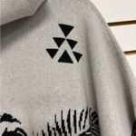 Johnny Was Le Tigre Womens Poncho Cape Hooded Wool Cashmere Tiger One Size Photo 7