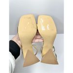 BP Sandals Womens Size 5 Gold Parker Ankle Strap Chunky Triangular Heels Photo 9