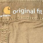 Carhartt Original Fit Straight Leg Crawford Pant 16 Short Tan High Rise Cargo Photo 5