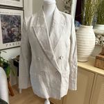 & Other Stories & OTHER STORIES Tailored Linen‎ Blazer Relaxed Double Breasted Size 36 NWT Photo 3