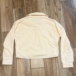 American Eagle  Cropped Corduroy Button Up Shirt Photo 4