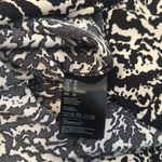 H&M Balloon Sleeved black and White Printed Dress Medium Photo 6