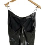 Samsoe Applesi Dark Blue Moody Tie Dye Cowl Neck Long Viscose Slip Dress S Photo 11