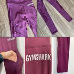 Gymshark  Geomesh Leggings Magenta Dark Ruby Pocket High Rise Purple S Photo 13