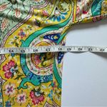 Etro Paisley Multicolor Silk Blouse Size 42/Medium NWOT Green Photo 4