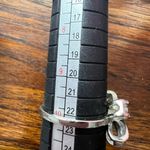 Silver Bow Ring with CZ Size 10 Photo 3