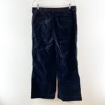 Loft The Palmer High Rise Wide Leg Corduroy Pants Black 14 Photo 5