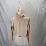 SheIn Long Sleeve Cream Cropped Hoodie Size X Small Photo 7