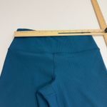 Athleta  Leggings Womens Small Blue Green Elation Rib Tight Ribbed High Rise Photo 6