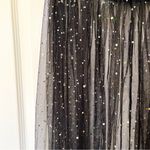 Sheer mesh glitter skirt Black Size M Photo 1