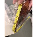 BCBGirls Embossed Brown Leather Pointed Toe Heels Size 10B Photo 4