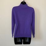 Shephe Purple Turtleneck Cashmere Sweater Size Medium Photo 3