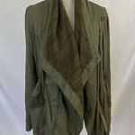 Anthropologie Hei Hei Women Cargo & Lace Military Jacket Sz.Sm Green Gorpcore Photo 2