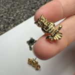 Cat Signed JJ & Avon Owl Stud Pierced Earrings Lot Of 2 Photo 6