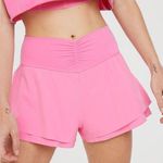 Aerie Offline Pink Ruched Flowy Shorts! Photo 0