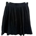 Saks 5th Avenue Y2K Vintage SAKS FIFTH AVENUE | Black Soft Suede Skater Skirt | Size Small Photo 0