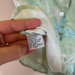 Tommy Bahama Vintage 100% silk short sleeve button down light green floral med Photo 1