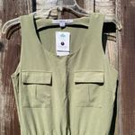 HYFVE Olive Green Sleeveless Dress Photo 1
